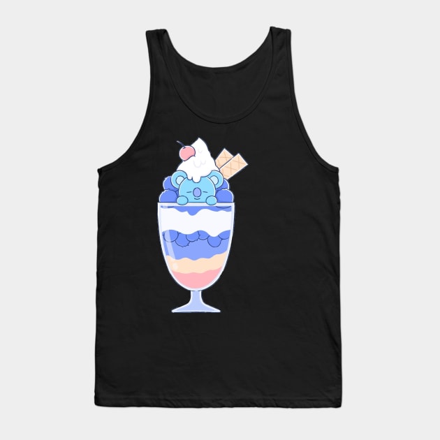 BT21 Koya Ice Cream Tank Top by ZeroKara